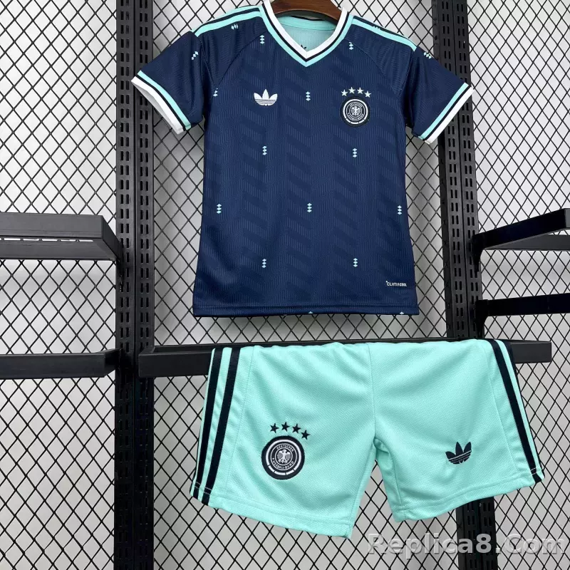 2026 Germany Away World Cup Soccer Kids Kit Jersey+Shorts - detail