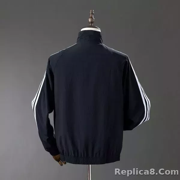 1990 Germany Retro Reversible Double-Sides Windbreaker Jacket - detail