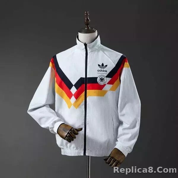 1990 Germany Retro Reversible Double-Sides Windbreaker Jacket - detail