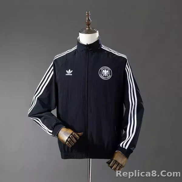 1990 Germany Retro Reversible Double-Sides Windbreaker Jacket - detail