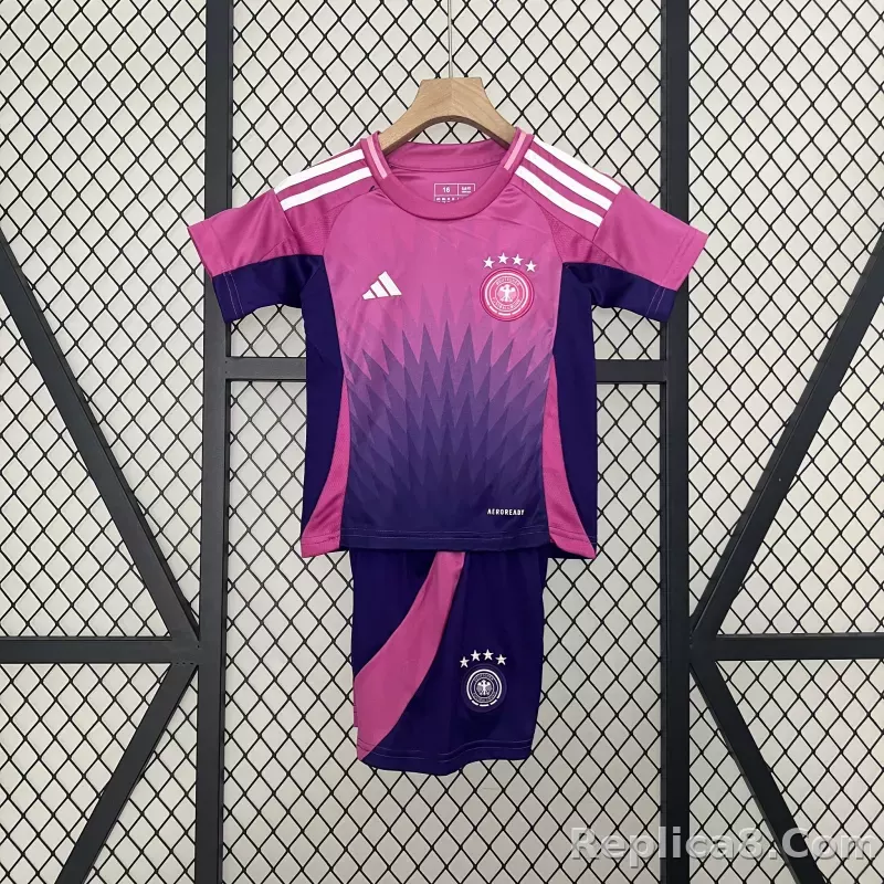 2024 Germany Euro Cup Away Kids Kit Jersey+Shorts