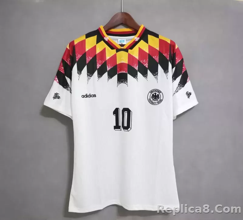 1994 Germany World Cup Home Retro Jersey - detail