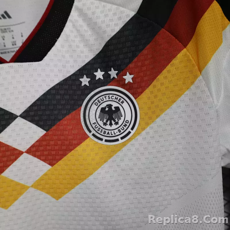 25-26 Germany Home World Cup Women Soccer Jersey Custom Shirt - detail