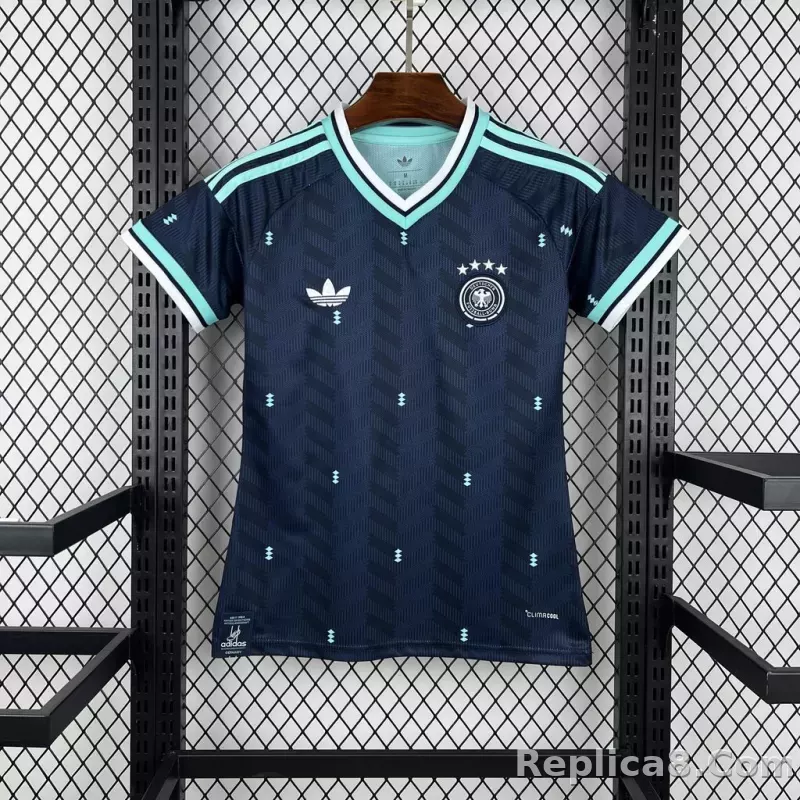 25-26 Germany Away World Cup Women Soccer Jersey Custom Shirt