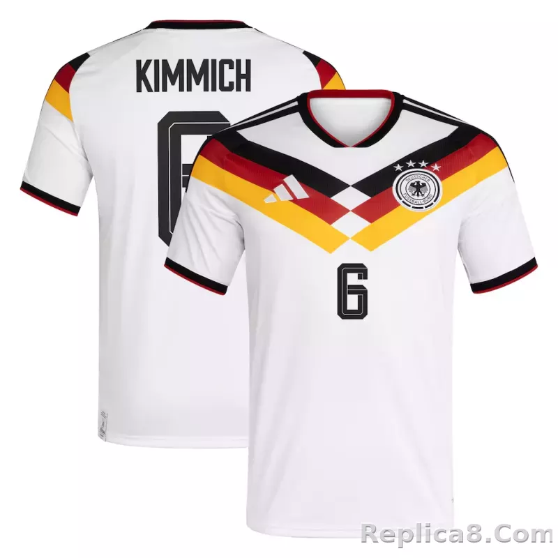 Germany National Team adidas Home Shirt 2026 with Kimmich 6 printing