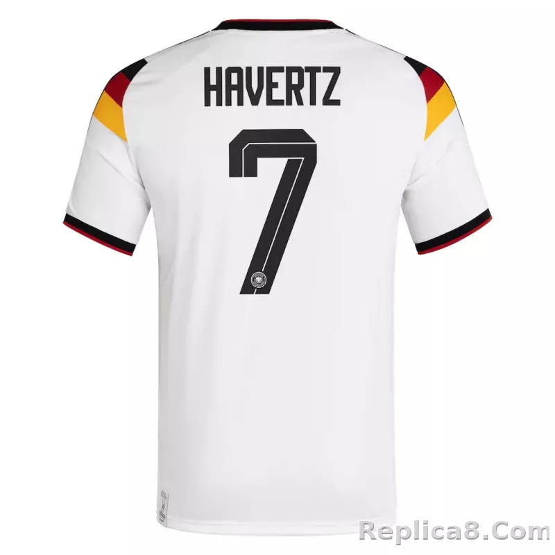 Germany National Team adidas Home Shirt 2026 with Havertz 7 printing - detail