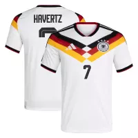 Germany National Team adidas Home Shirt 2026 with Havertz 7 printing - view 1