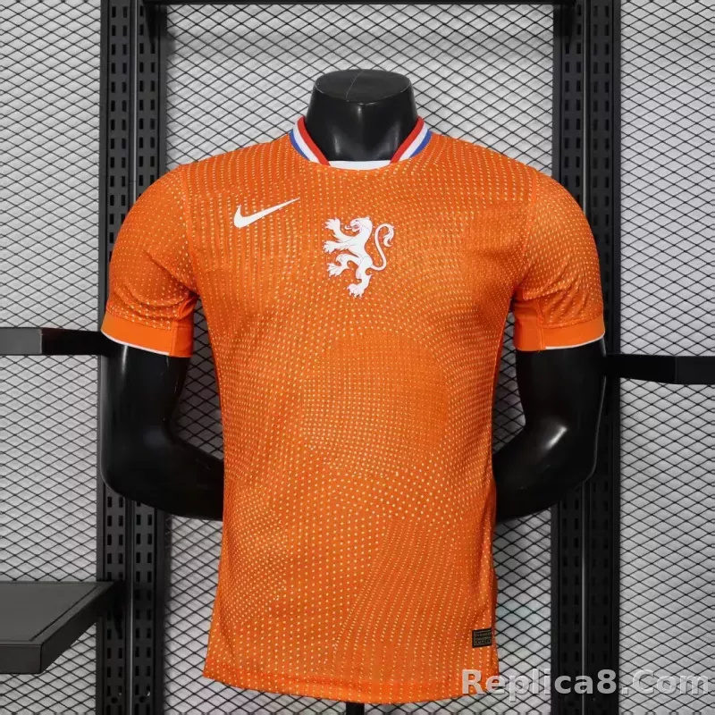 2025 Netherlands Home Soccer Jersey Player Version