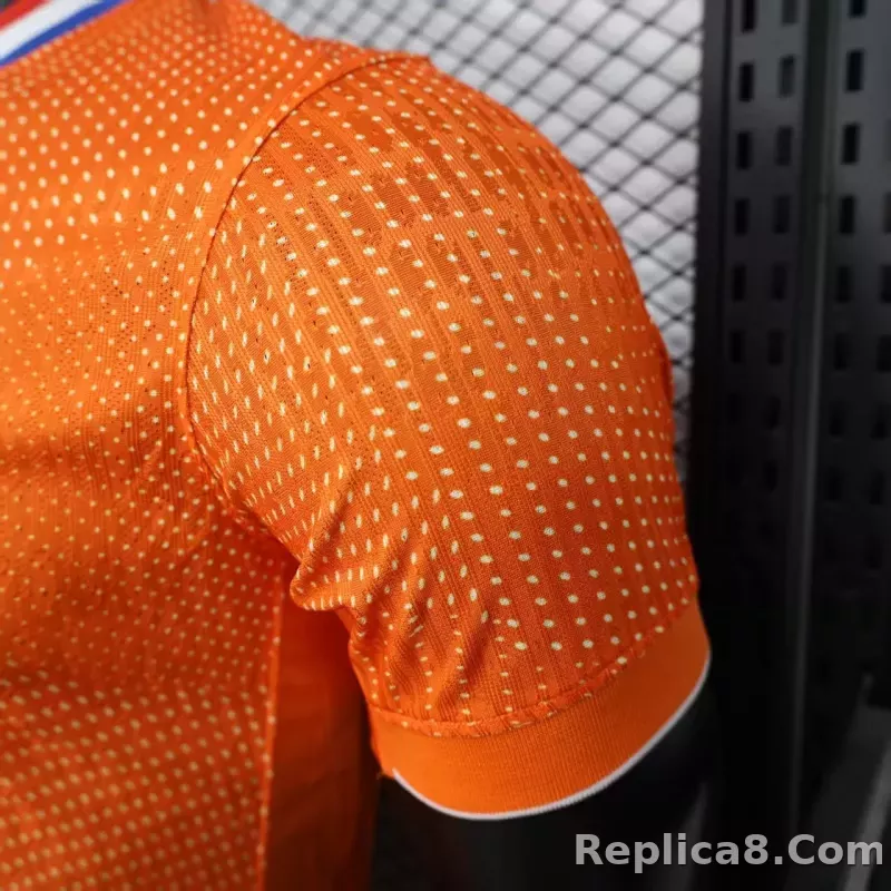 2025 Netherlands Home Soccer Jersey Player Version - detail