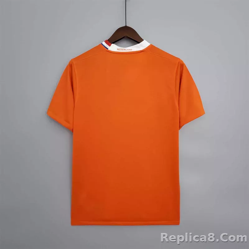 2008 Netherlands  Home Retro Jersey - detail