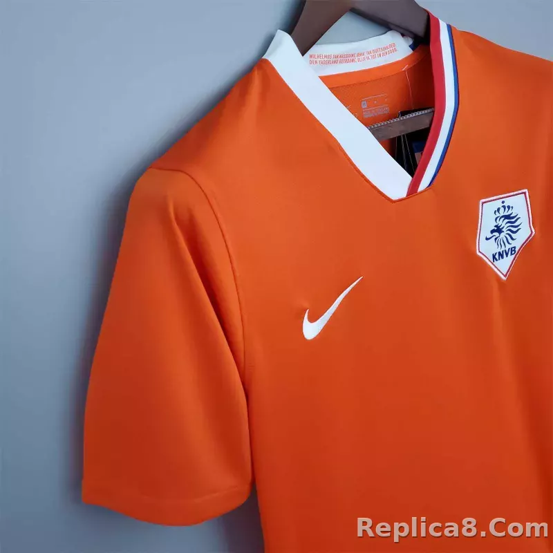2008 Netherlands  Home Retro Jersey - detail