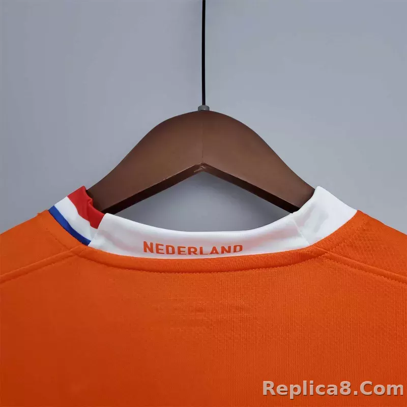 2008 Netherlands  Home Retro Jersey - detail