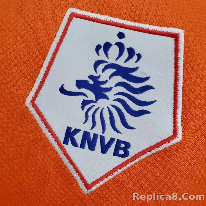 2008 Netherlands  Home Retro Jersey - detail
