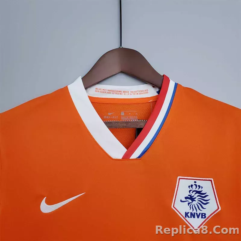 2008 Netherlands  Home Retro Jersey - detail