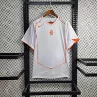 2004 Netherlands  Away Retro Jersey White - view 1