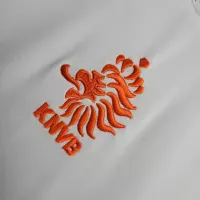 2004 Netherlands  Away Retro Jersey White - view 4