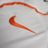 2004 Netherlands  Away Retro Jersey White - view 7