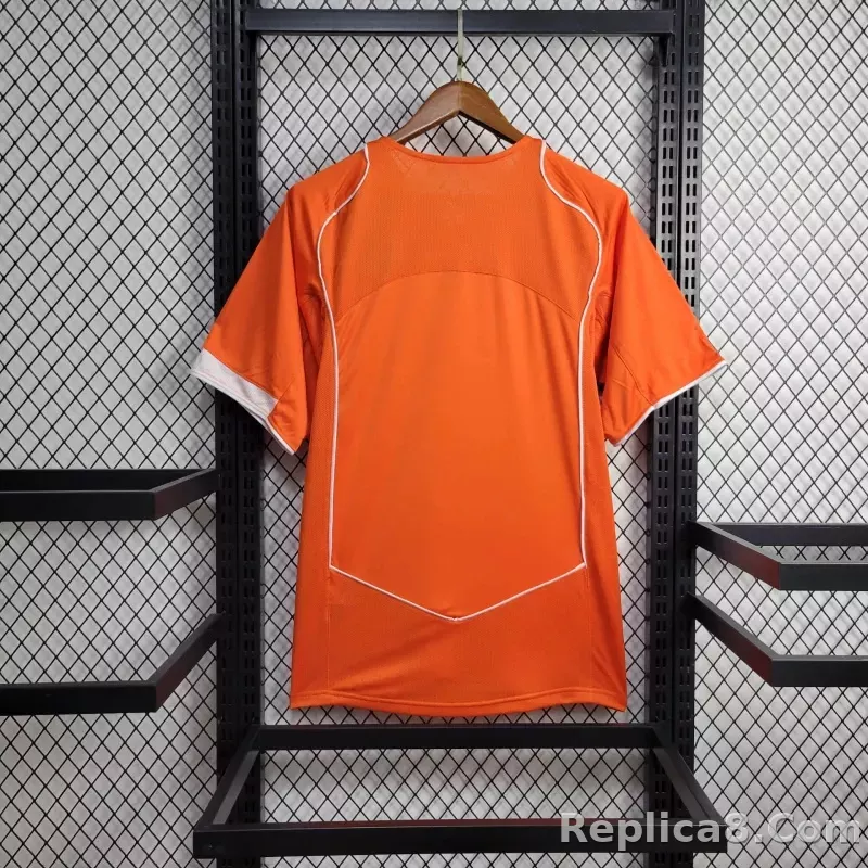 2004 Netherlands  Home Retro Jersey - detail