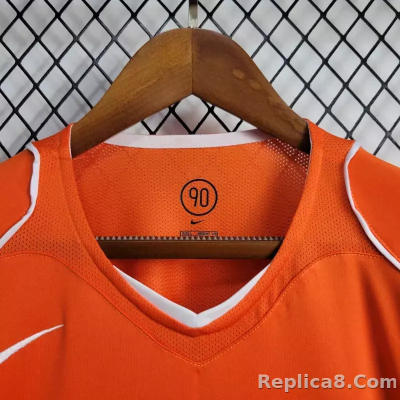 2004 Netherlands  Home Retro Jersey - detail