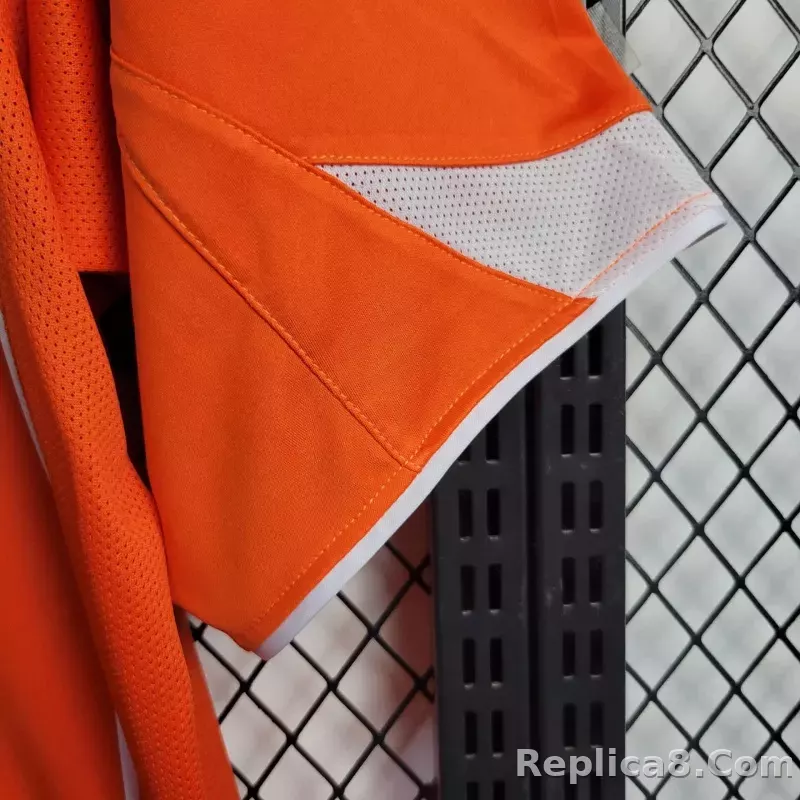 2004 Netherlands  Home Retro Jersey - detail