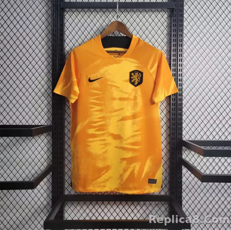2022 Netherlands  World Cup Home Fan Edition Soccer Jersey
