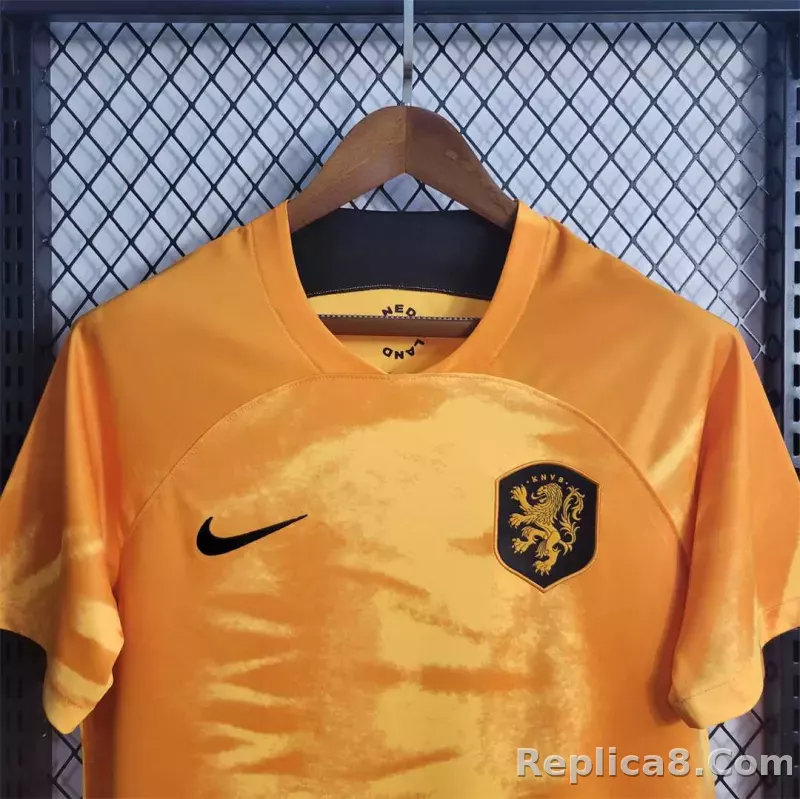 2022 Netherlands  World Cup Home Fan Edition Soccer Jersey - detail