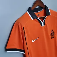 1998 Netherlands  Home World Cup Retro Jersey - view 7