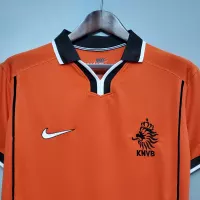 1998 Netherlands  Home World Cup Retro Jersey - view 11