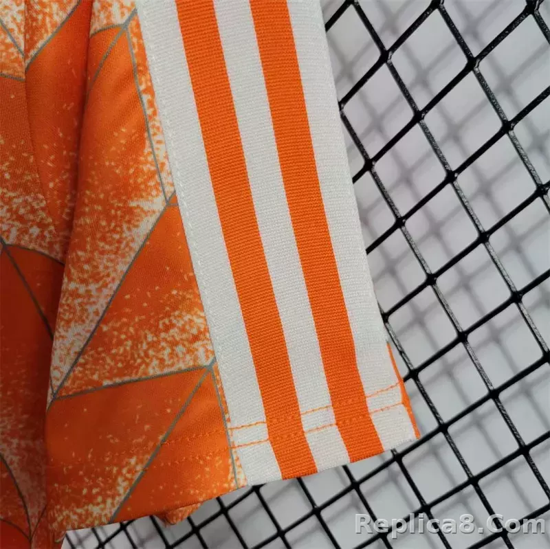 1988 Netherlands  Home World Cup Retro Jersey - detail