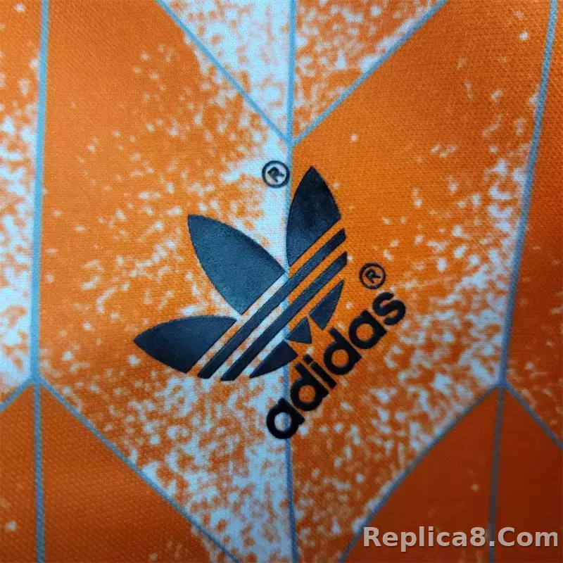 1988 Netherlands  Home World Cup Retro Jersey - detail