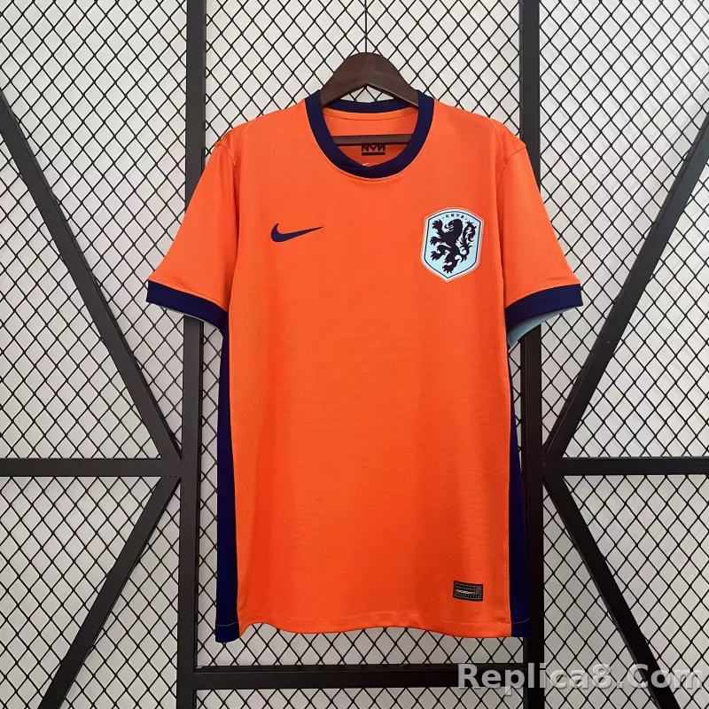 2024 Netherlands Euro Cup Home Jersey