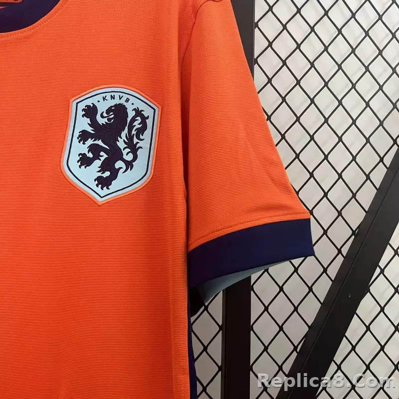 2024 Netherlands Euro Cup Home Jersey - detail