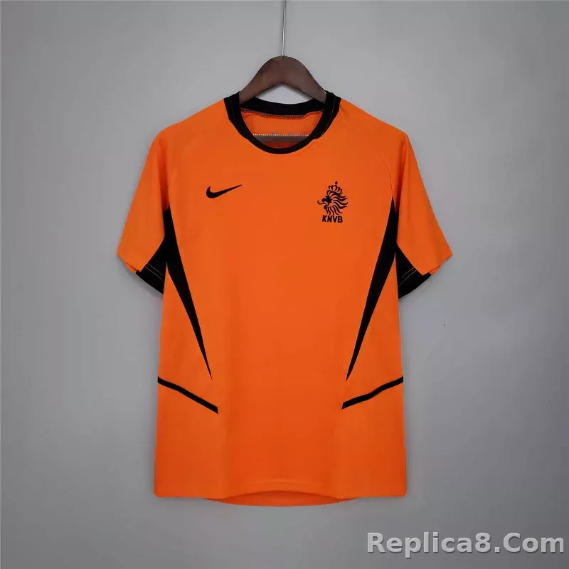 2002 Netherlands  Home Retro Jersey