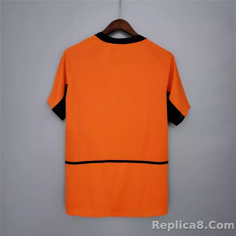 2002 Netherlands  Home Retro Jersey - detail
