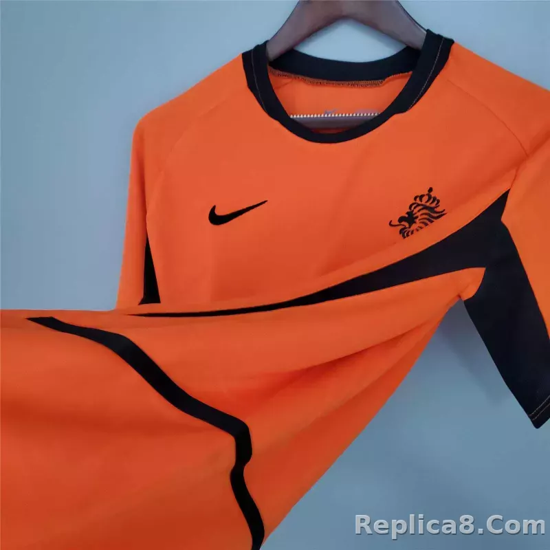 2002 Netherlands  Home Retro Jersey - detail