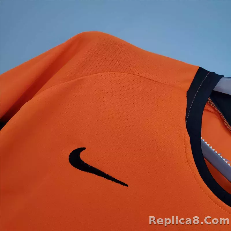 2002 Netherlands  Home Retro Jersey - detail