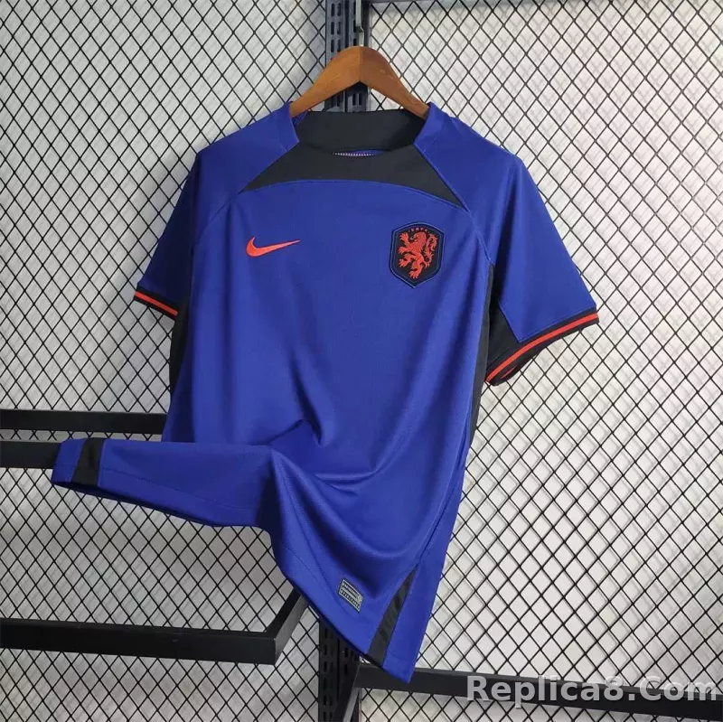 2022 Netherlands  World Cup Away Fan Edition Soccer Jersey - detail
