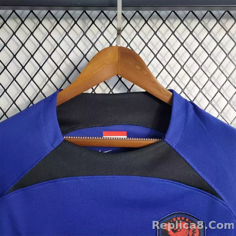 2022 Netherlands  World Cup Away Fan Edition Soccer Jersey - detail