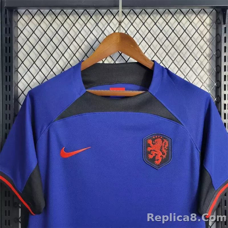2022 Netherlands  World Cup Away Fan Edition Soccer Jersey - detail