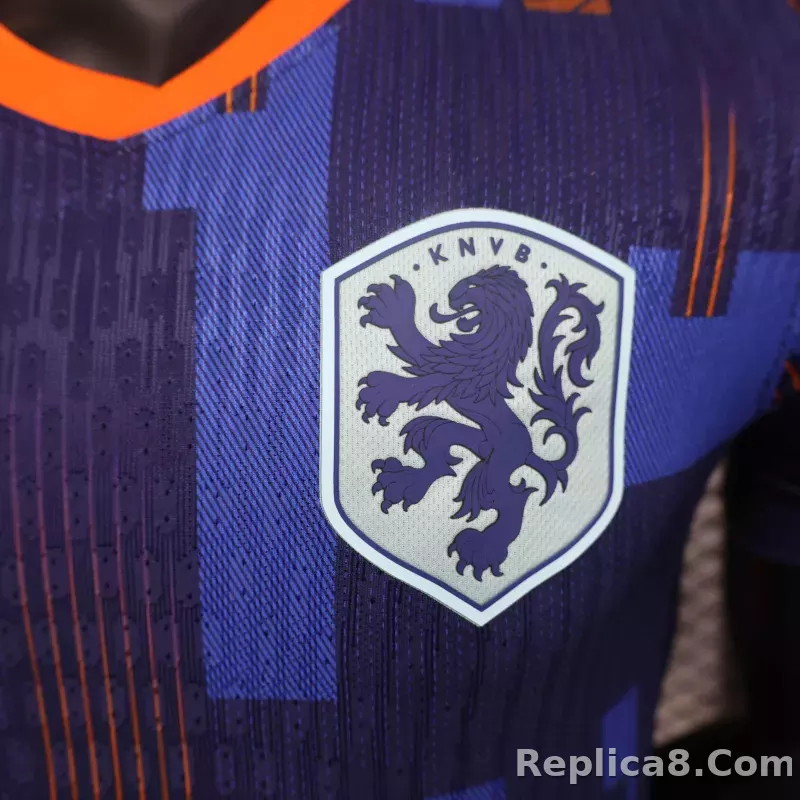 2024 Netherlands Euro Cup Away Jersey Player Version - detail