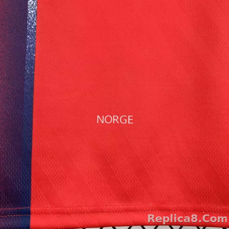 1997 Norway Home Soccer Retro Jersey - detail