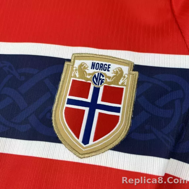 2026 Norway Home World Cup Soccer Jersey - detail