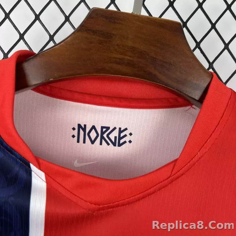 2026 Norway Home World Cup Soccer Jersey - detail