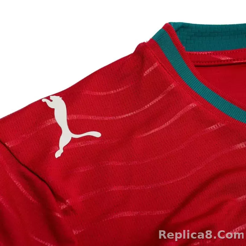 Portugal Home Shirt World Cup 2026 B. FERNANDES 8 - detail