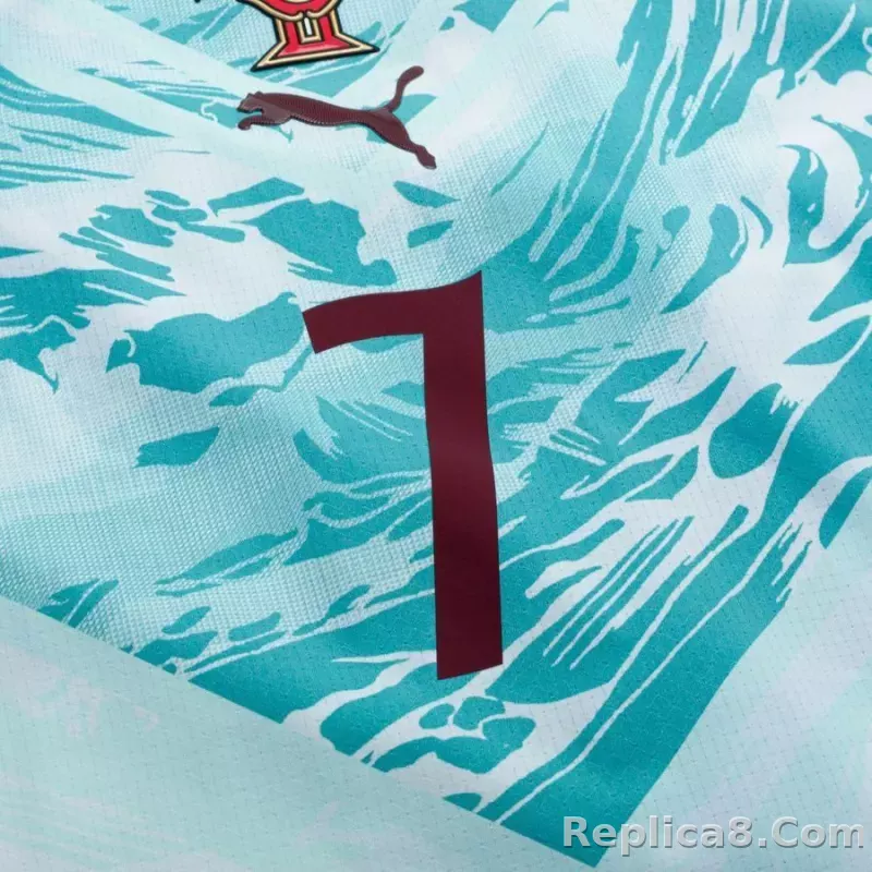 Portugal Away Shirt World Cup 2026 Authentic RONALDO 7 - detail