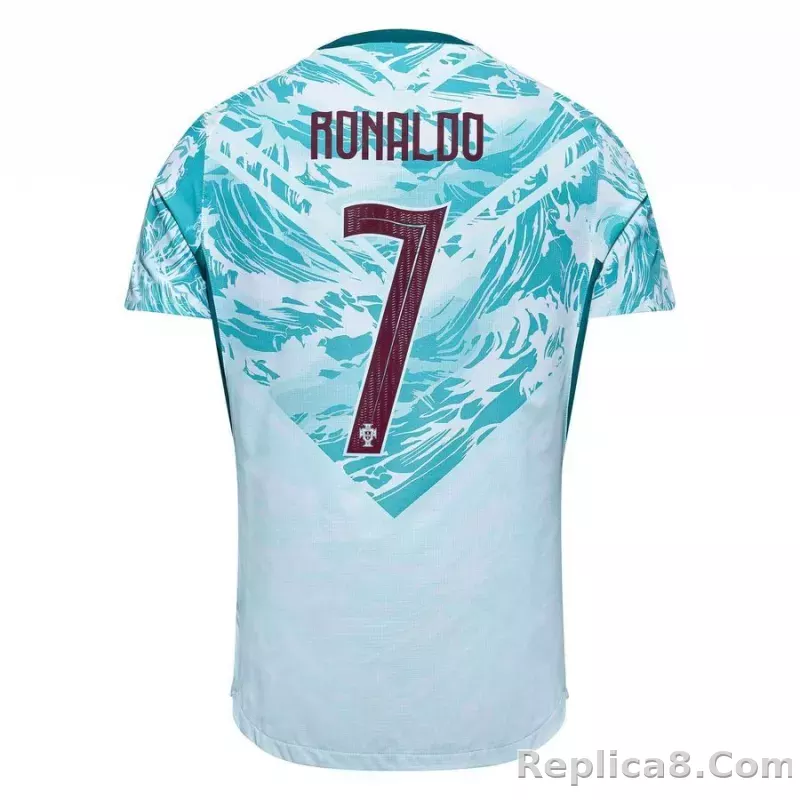 Portugal Away Shirt World Cup 2026 Authentic RONALDO 7 - detail