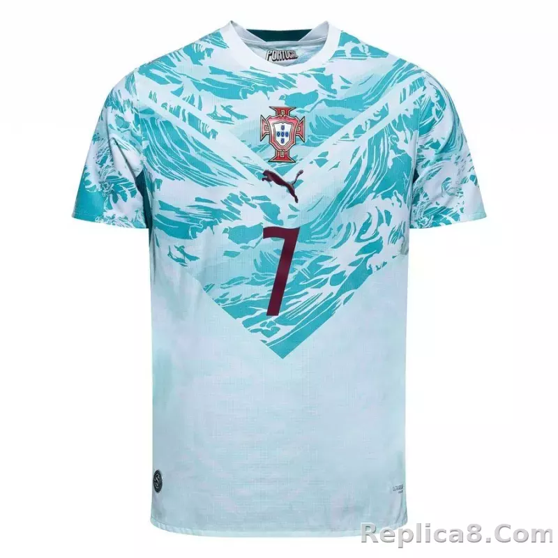 Portugal Away Shirt World Cup 2026 Authentic RONALDO 7 - detail