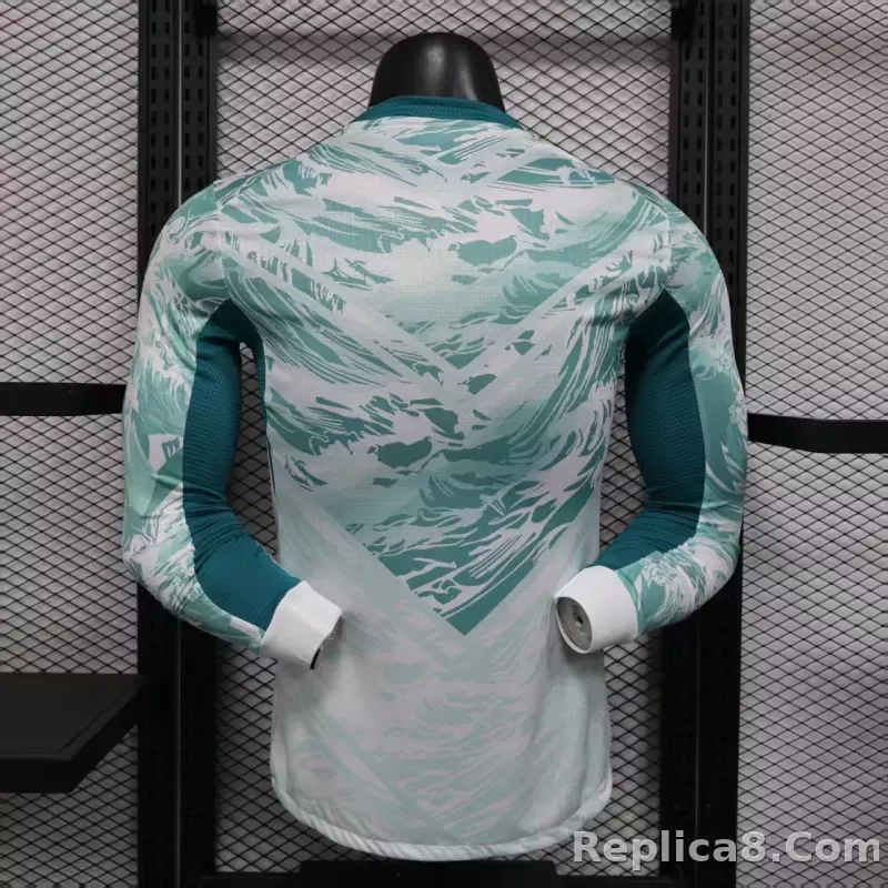 2026 Portugal  Away World Cup Soccer Jersey Player Version Long Sleeve - detail