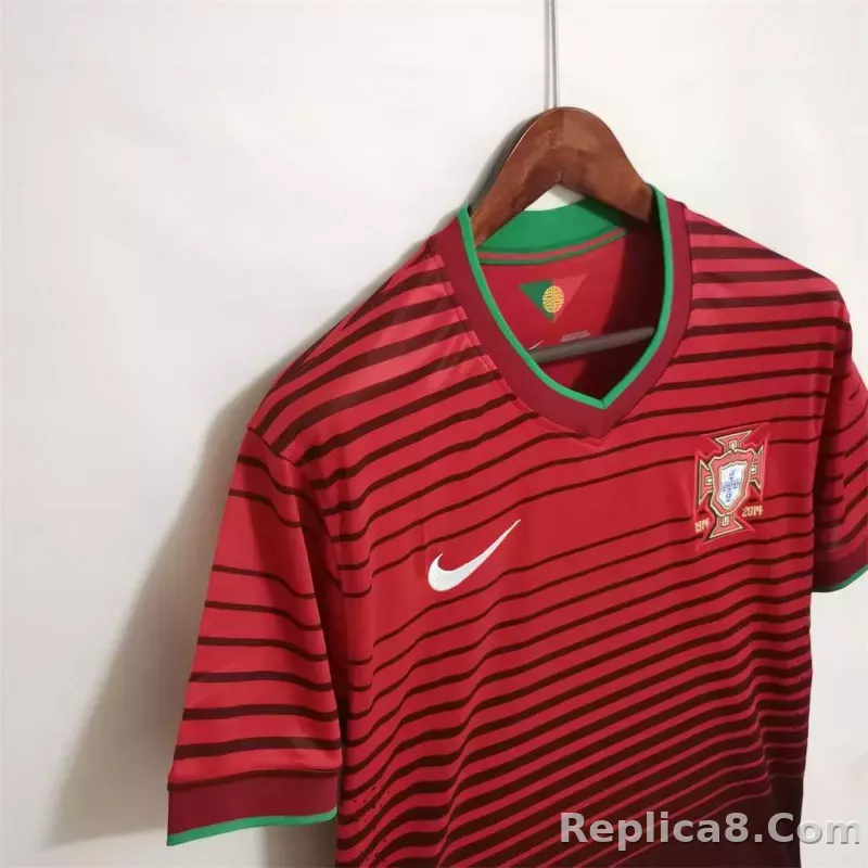 2014 Portugal  World Cup Home Retro Jersey - detail