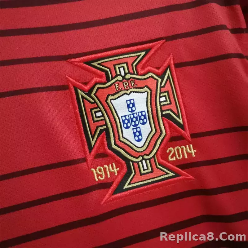 2014 Portugal  World Cup Home Retro Jersey - detail